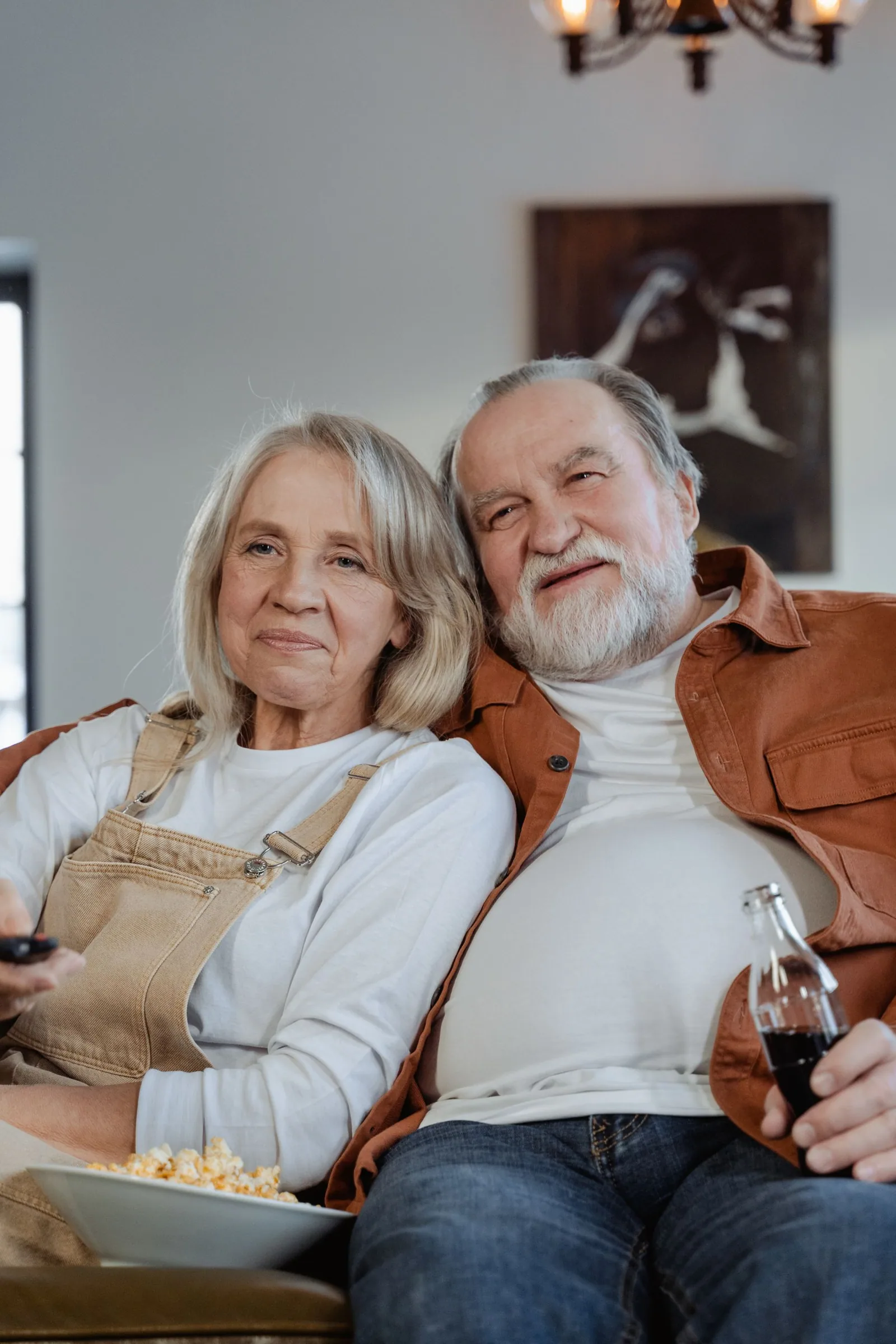 Two homeowners at home