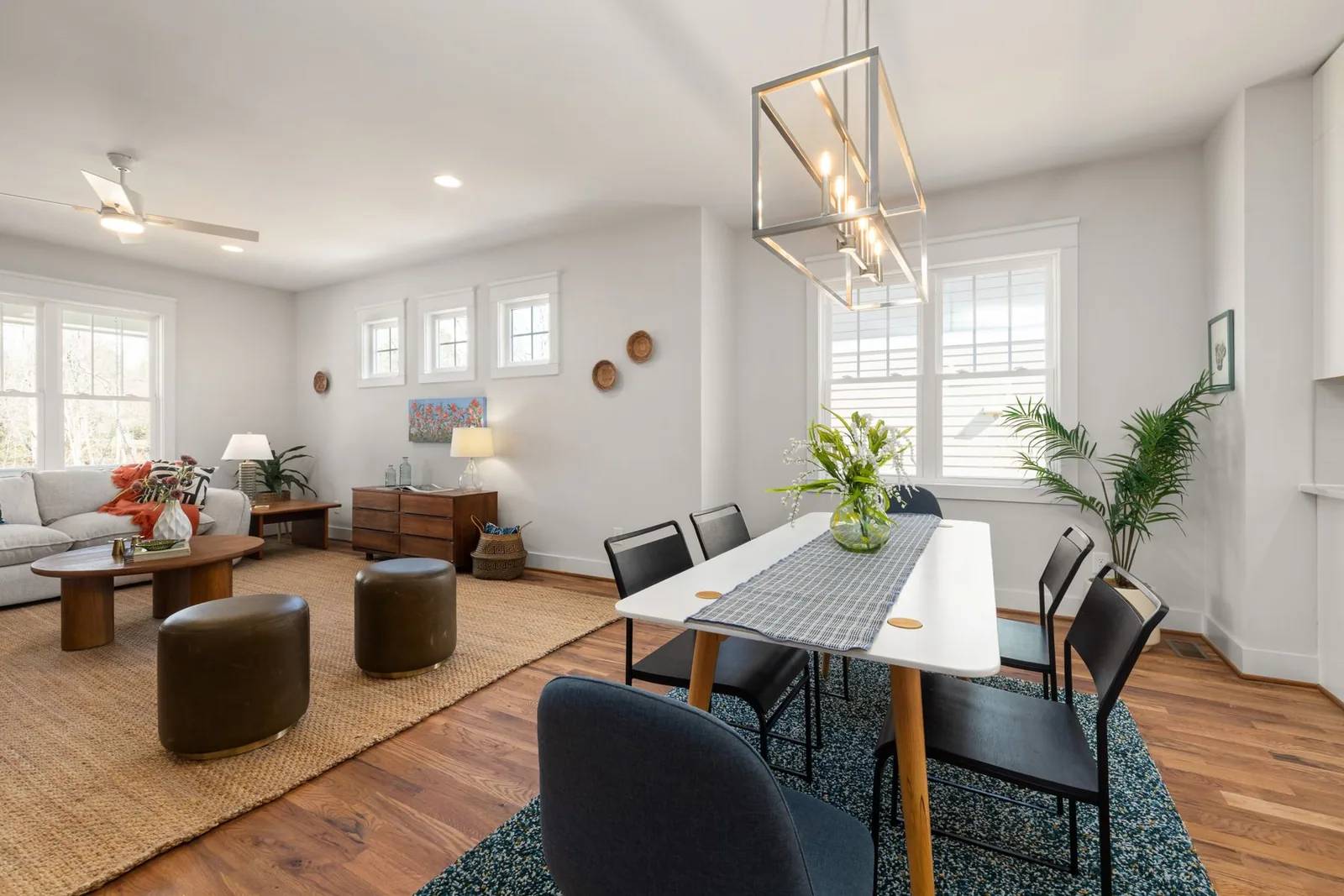 A dining area