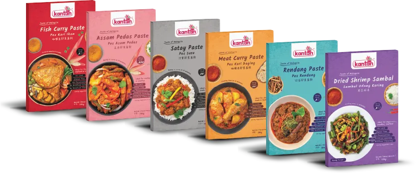 Six Kantan pastes