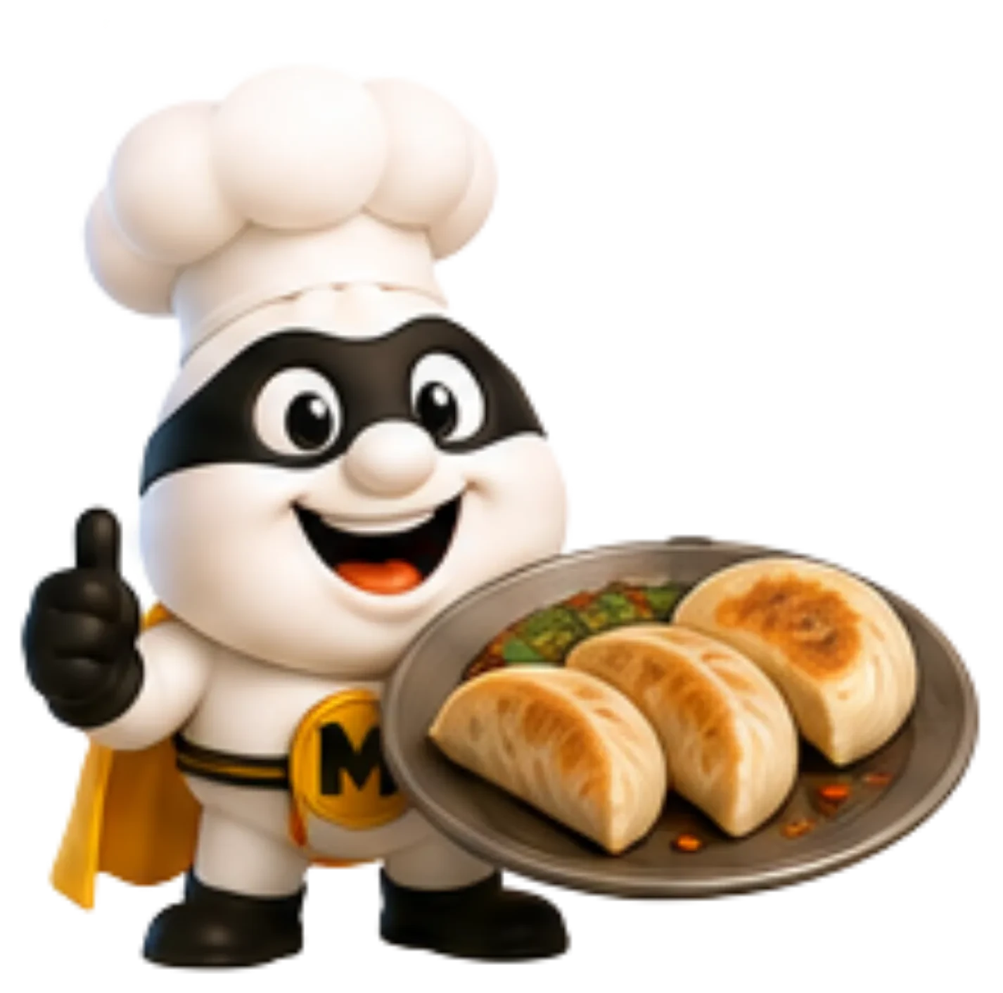 Pan-fried momos